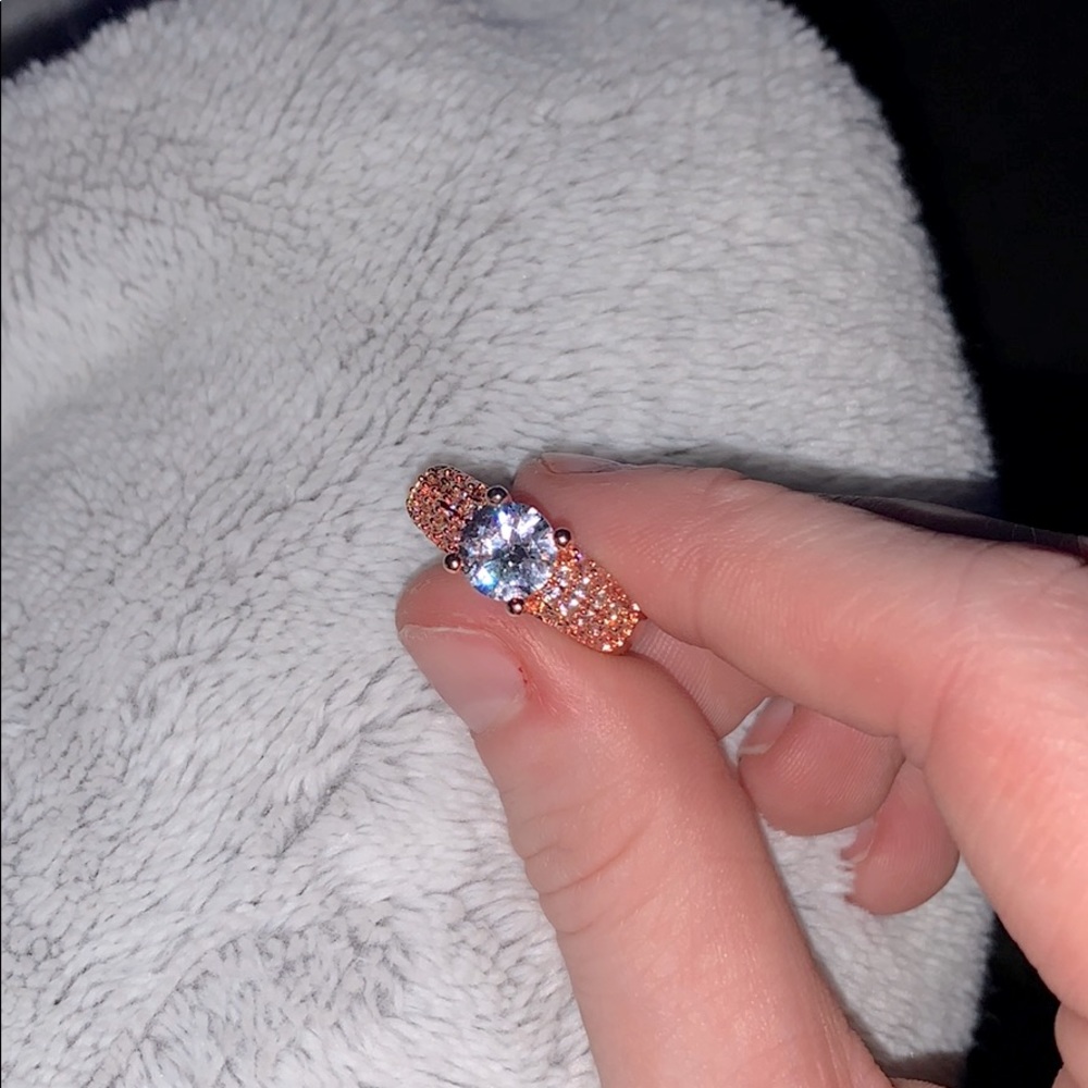 Rose gold ring
